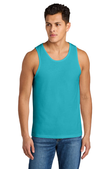 Next Level NL3633/3633 Mens Tank Top Tahiti Blue Model Front