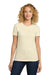 Next Level NL3900/N3900/3900 Womens Boyfriend Fine Jersey Short Sleeve Crewneck T-Shirt Natural Model Front