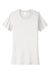 Next Level NL3900/N3900/3900 Womens Boyfriend Fine Jersey Short Sleeve Crewneck T-Shirt White Flat Front
