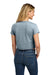 Next Level NL5080/N5080/5080 Womens Festival Cali Crop Short Sleeve Crewneck T-Shirt Stonewashed Blue Model Back