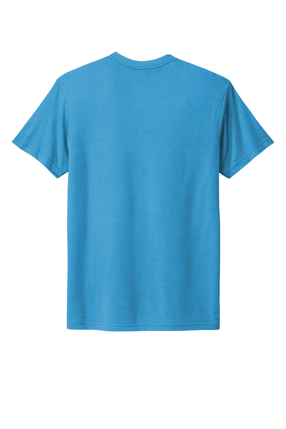 Next Level NL6010/6010 Mens Jersey Short Sleeve Crewneck T-Shirt Vintage Turquoise Blue Flat Back