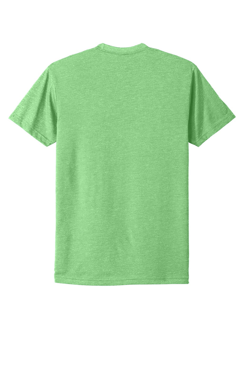 Next Level NL6210/6210 Mens CVC Jersey Short Sleeve Crewneck T-Shirt Apple Green Flat Back