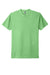 Next Level NL6210/6210 Mens CVC Jersey Short Sleeve Crewneck T-Shirt Apple Green Flat Front