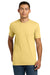 Next Level NL6210/6210 Mens CVC Jersey Short Sleeve Crewneck T-Shirt Banana Cream Yellow Model Front