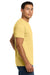 Next Level NL6210/6210 Mens CVC Jersey Short Sleeve Crewneck T-Shirt Banana Cream Yellow Model Side