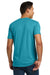 Next Level NL6210/6210 Mens CVC Jersey Short Sleeve Crewneck T-Shirt Bondi Blue Model Back