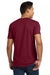 Next Level NL6210/6210 Mens CVC Jersey Short Sleeve Crewneck T-Shirt Cardinal Red Model Back