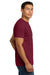Next Level NL6210/6210 Mens CVC Jersey Short Sleeve Crewneck T-Shirt Cardinal Red Model Side