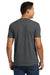 Next Level NL6210/6210 Mens CVC Jersey Short Sleeve Crewneck T-Shirt Heather Heavy Metal Grey Model Back