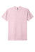 Next Level NL6210/6210 Mens CVC Jersey Short Sleeve Crewneck T-Shirt Heather Light Pink Flat Front