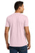 Next Level NL6210/6210 Mens CVC Jersey Short Sleeve Crewneck T-Shirt Heather Light Pink Model Back