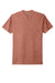 Next Level NL6210/6210 Mens CVC Jersey Short Sleeve Crewneck T-Shirt Heather Redwood Flat Front