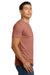 Next Level NL6210/6210 Mens CVC Jersey Short Sleeve Crewneck T-Shirt Heather Redwood Model Side