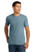 Next Level NL6210/6210 Mens CVC Jersey Short Sleeve Crewneck T-Shirt Heather Slate Blue Model Front
