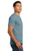 Next Level NL6210/6210 Mens CVC Jersey Short Sleeve Crewneck T-Shirt Heather Slate Blue Model Side