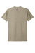 Next Level NL6210/6210 Mens CVC Jersey Short Sleeve Crewneck T-Shirt Heather Tan Flat Front
