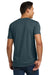 Next Level NL6210/6210 Mens CVC Jersey Short Sleeve Crewneck T-Shirt Indigo Blue Model Back