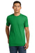 Next Level NL6210/6210 Mens CVC Jersey Short Sleeve Crewneck T-Shirt Kelly Green Model Front