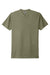 Next Level NL6210/6210 Mens CVC Jersey Short Sleeve Crewneck T-Shirt Light Olive Flat Front