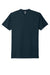 Next Level NL6210/6210 Mens CVC Jersey Short Sleeve Crewneck T-Shirt Midnight Navy Blue Flat Front