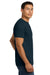 Next Level NL6210/6210 Mens CVC Jersey Short Sleeve Crewneck T-Shirt Midnight Navy Blue Model Side