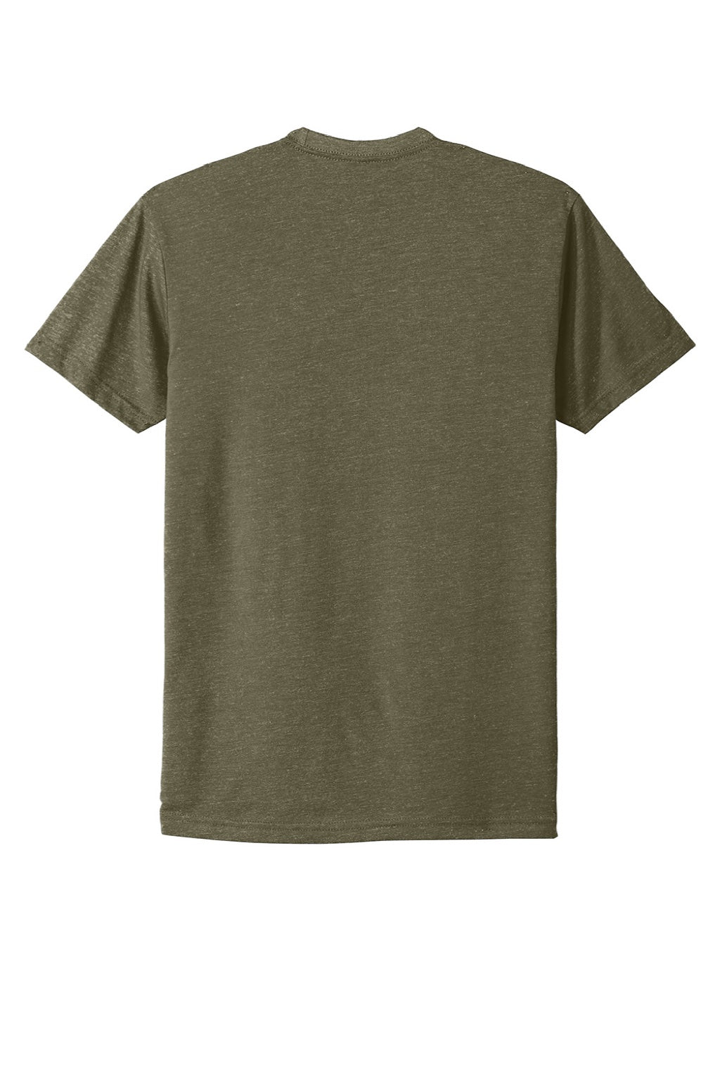 Next Level NL6210/6210 Mens CVC Jersey Short Sleeve Crewneck T-Shirt Military Green Flat Back