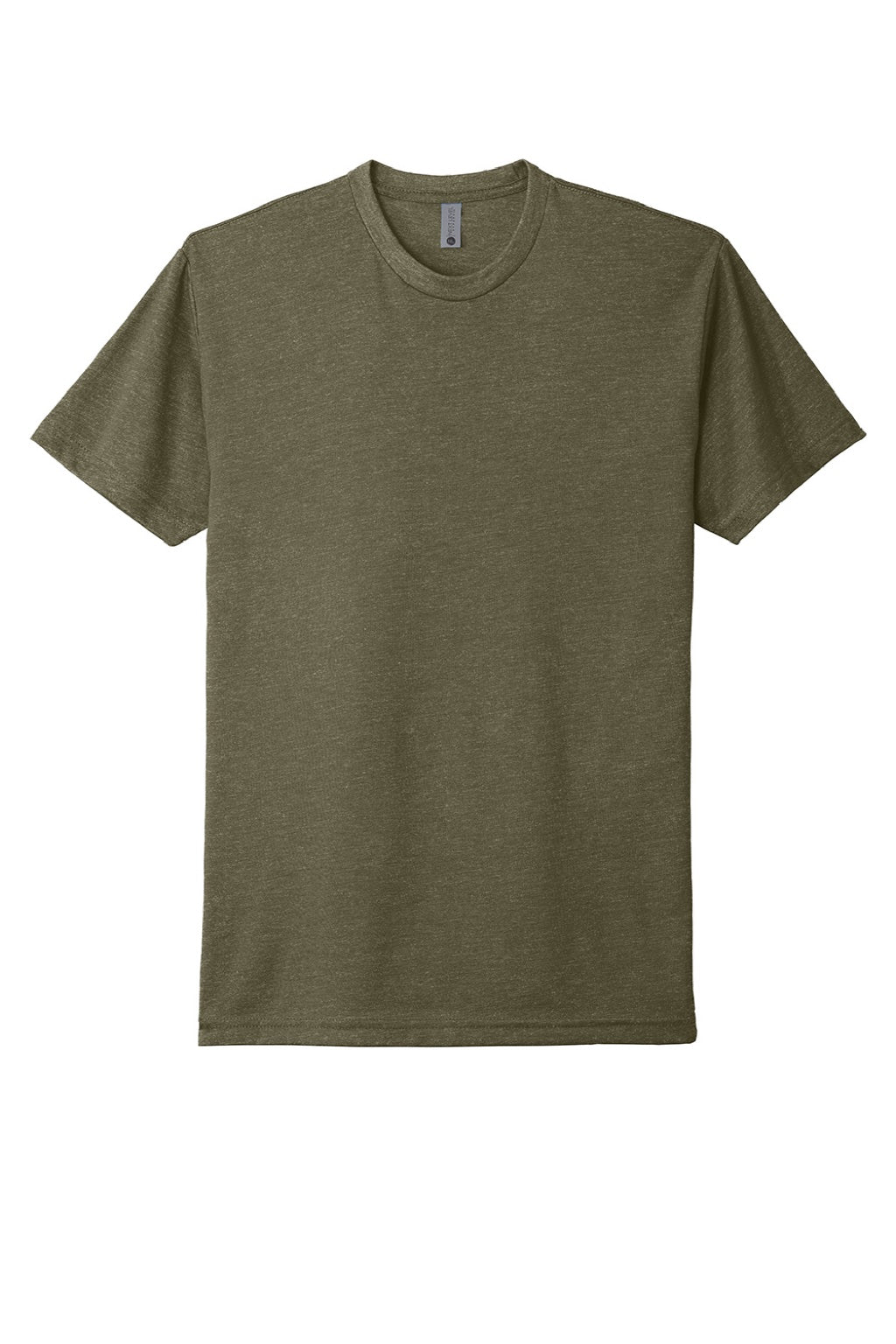 Next Level NL6210/6210 Mens CVC Jersey Short Sleeve Crewneck T-Shirt Military Green Flat Front