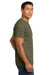 Next Level NL6210/6210 Mens CVC Jersey Short Sleeve Crewneck T-Shirt Military Green Model Side