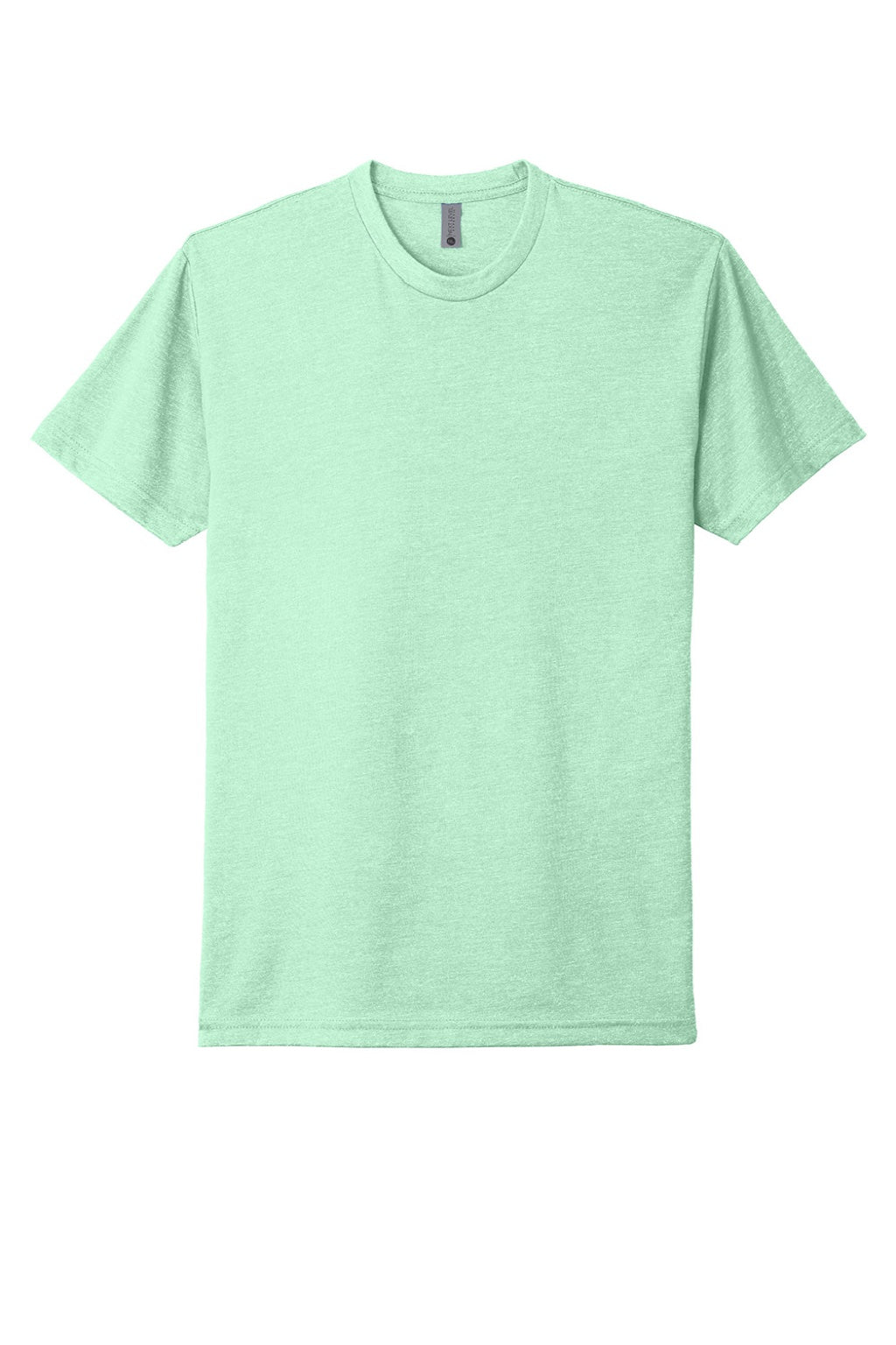 Next Level NL6210/6210 Mens CVC Jersey Short Sleeve Crewneck T-Shirt Mint Green Flat Front