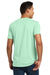 Next Level NL6210/6210 Mens CVC Jersey Short Sleeve Crewneck T-Shirt Mint Green Model Back