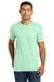 Next Level NL6210/6210 Mens CVC Jersey Short Sleeve Crewneck T-Shirt Mint Green Model Front
