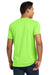 Next Level NL6210/6210 Mens CVC Jersey Short Sleeve Crewneck T-Shirt Neon Green Model Back