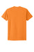 Next Level NL6210/6210 Mens CVC Jersey Short Sleeve Crewneck T-Shirt Orange Flat Back