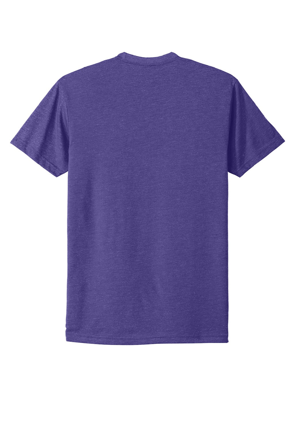 Next Level NL6210/6210 Mens CVC Jersey Short Sleeve Crewneck T-Shirt Purple Rush Flat Back