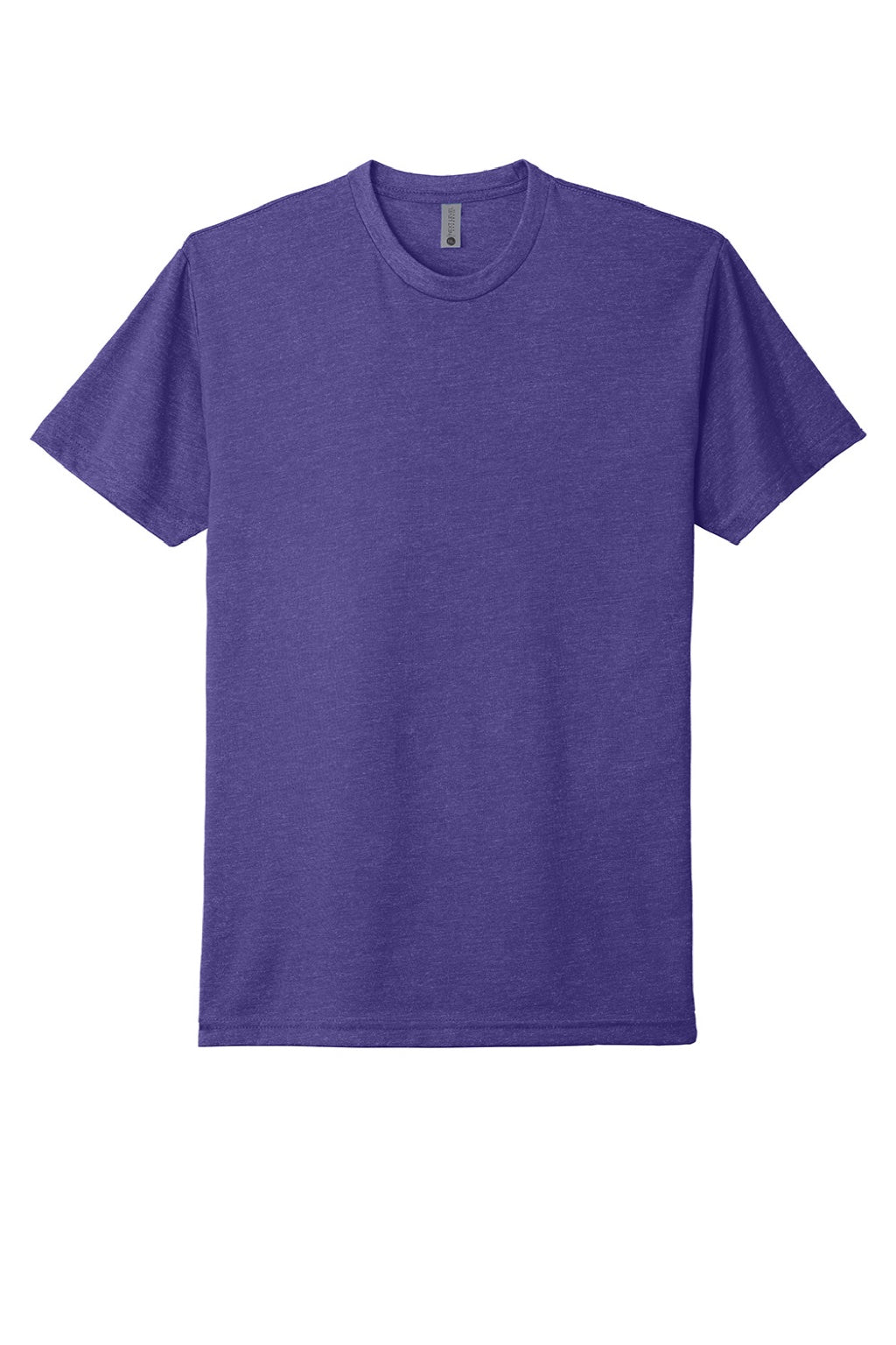 Next Level NL6210/6210 Mens CVC Jersey Short Sleeve Crewneck T-Shirt Purple Rush Flat Front