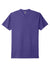 Next Level NL6210/6210 Mens CVC Jersey Short Sleeve Crewneck T-Shirt Purple Rush Flat Front