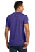 Next Level NL6210/6210 Mens CVC Jersey Short Sleeve Crewneck T-Shirt Purple Rush Model Back