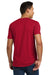 Next Level NL6210/6210 Mens CVC Jersey Short Sleeve Crewneck T-Shirt Red Model Back