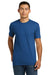 Next Level NL6210/6210 Mens CVC Jersey Short Sleeve Crewneck T-Shirt Royal Blue Model Front