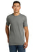 Next Level NL6210/6210 Mens CVC Jersey Short Sleeve Crewneck T-Shirt Stone Grey Model Front