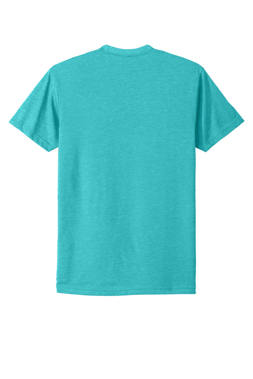 Next Level NL6210/6210 Mens CVC Jersey Short Sleeve Crewneck T-Shirt Tahiti Blue Flat Back