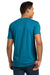 Next Level NL6210/6210 Mens CVC Jersey Short Sleeve Crewneck T-Shirt Turquoise Blue Model Back