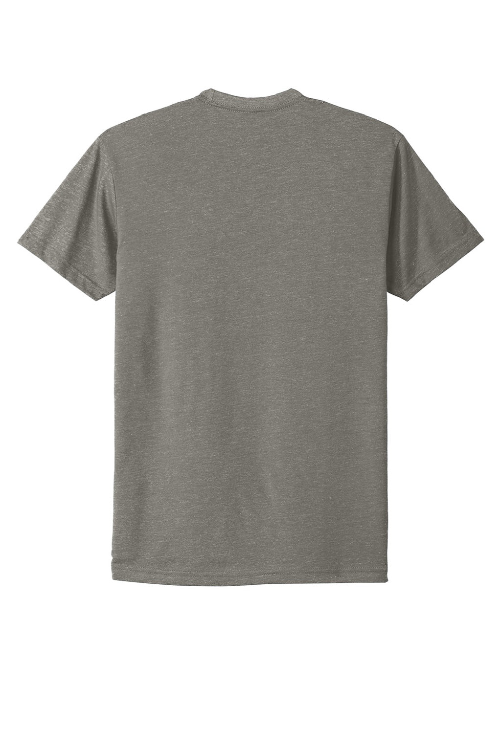Next Level NL6210/6210 Mens CVC Jersey Short Sleeve Crewneck T-Shirt Warm Grey Flat Back