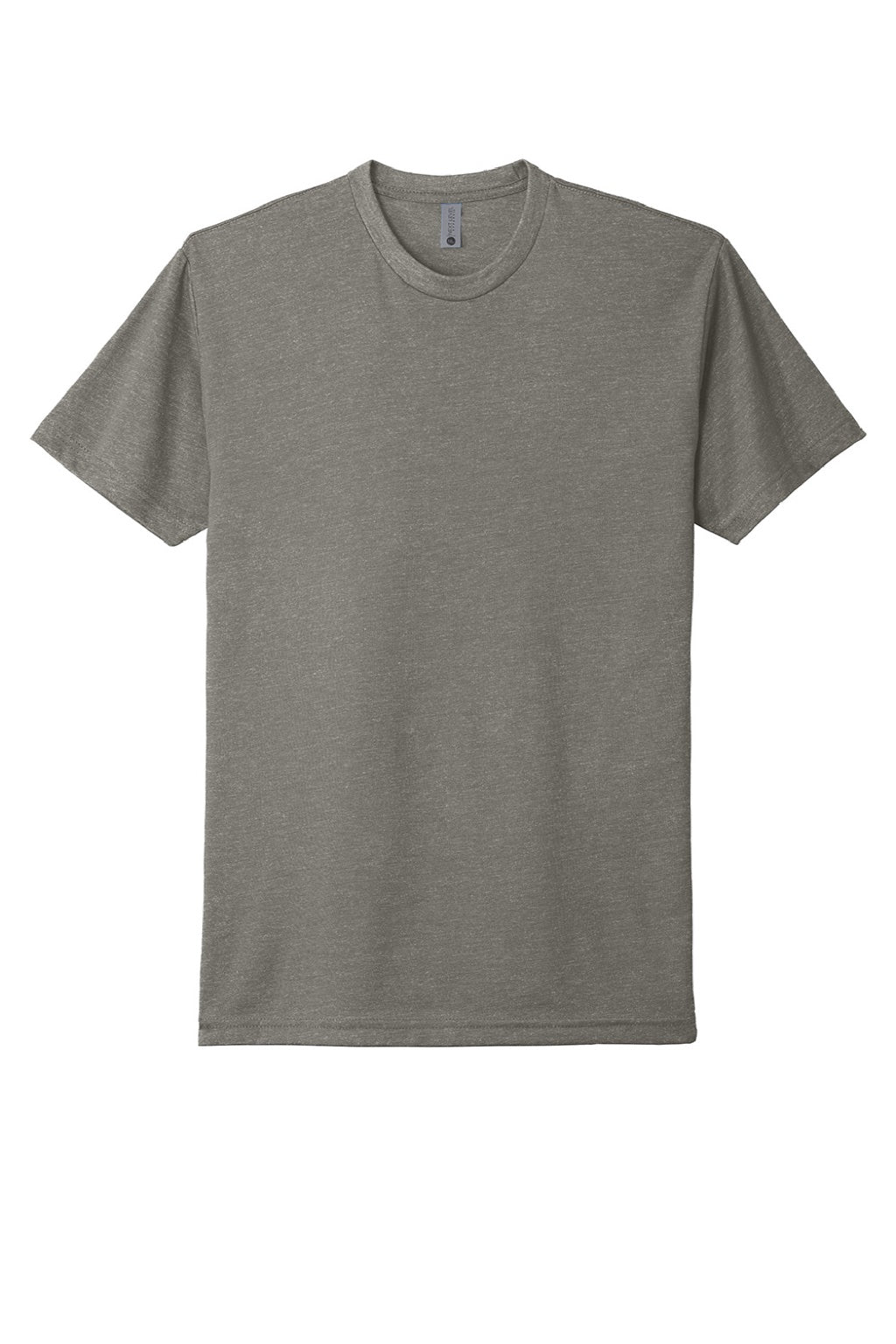 Next Level NL6210/6210 Mens CVC Jersey Short Sleeve Crewneck T-Shirt Warm Grey Flat Front