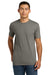 Next Level NL6210/6210 Mens CVC Jersey Short Sleeve Crewneck T-Shirt Warm Grey Model Front