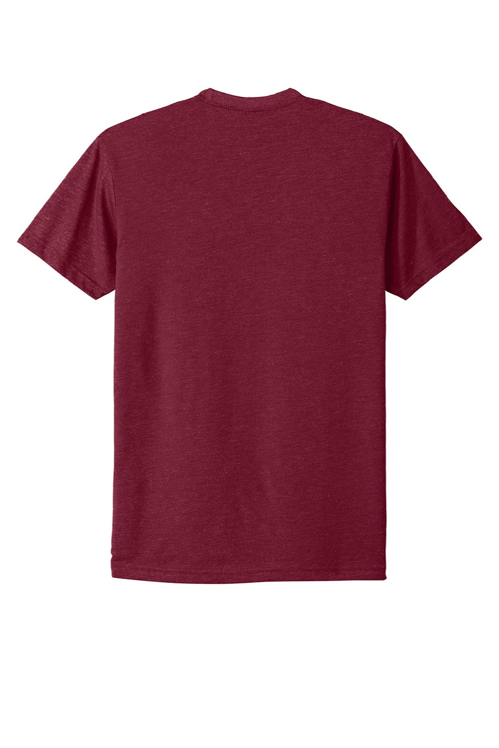 Next Level NL6210/6210 Mens CVC Jersey Short Sleeve Crewneck T-Shirt Cardinal Red Flat Back