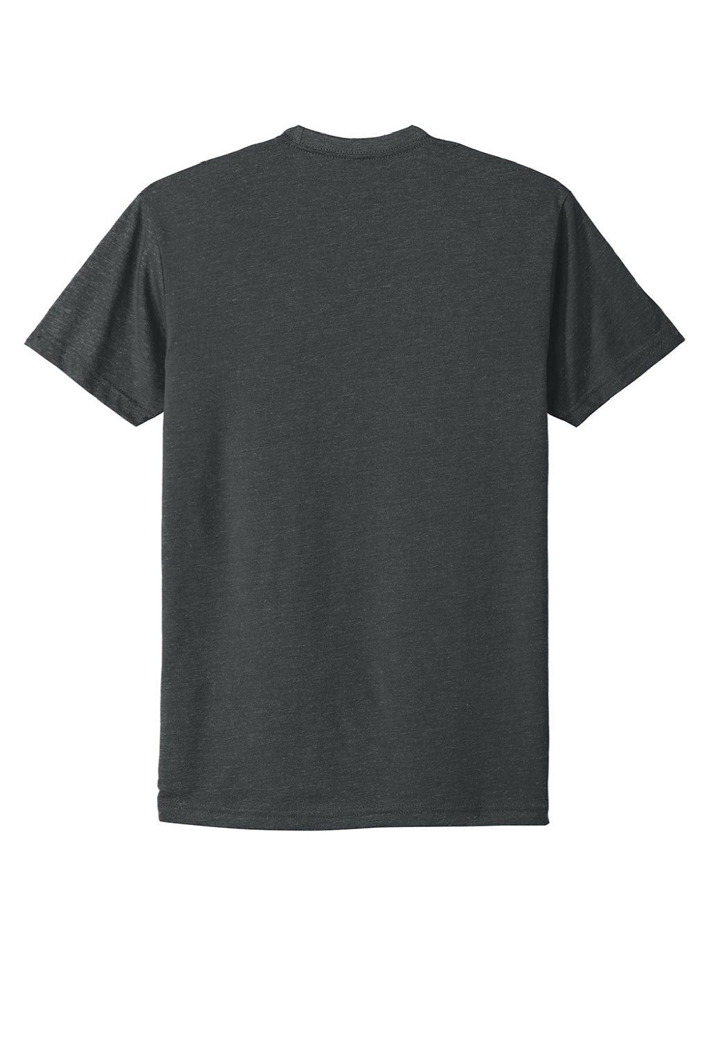Next Level NL6210/6210 Mens CVC Jersey Short Sleeve Crewneck T-Shirt Charcoal Grey Flat Back