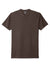 Next Level NL6210/6210 Mens CVC Jersey Short Sleeve Crewneck T-Shirt Espresso Brown Flat Front