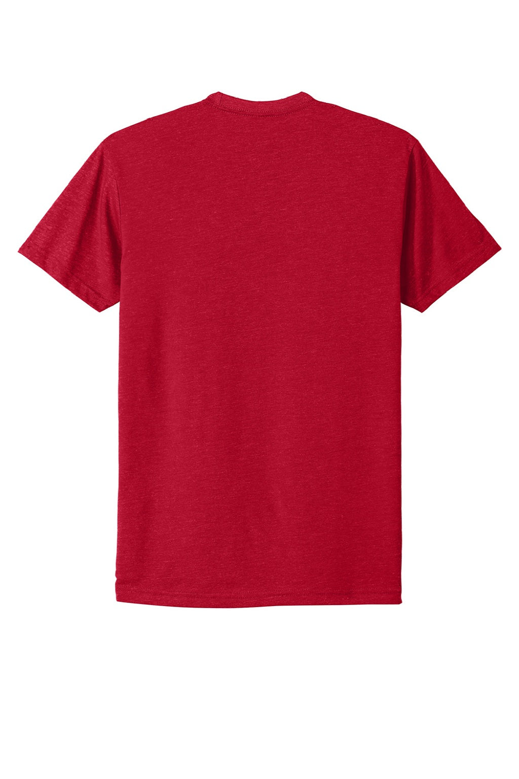 Next Level NL6210/6210 Mens CVC Jersey Short Sleeve Crewneck T-Shirt Red Flat Back