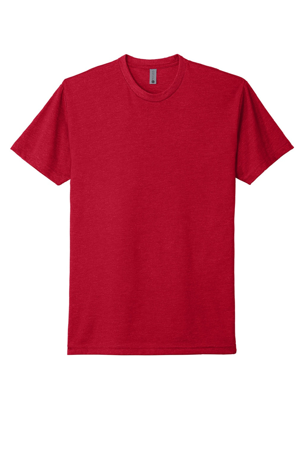 Next Level NL6210/6210 Mens CVC Jersey Short Sleeve Crewneck T-Shirt Red Flat Front